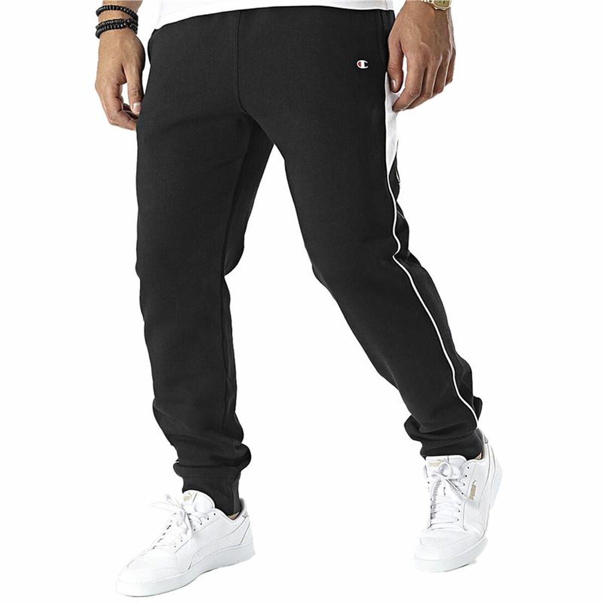 Champion Lange Sporthose Schwarz Herren - BYAG.HoseChampionBYAG.S6456106Champion Lange Sporthose Schwarz Herren – XLXL