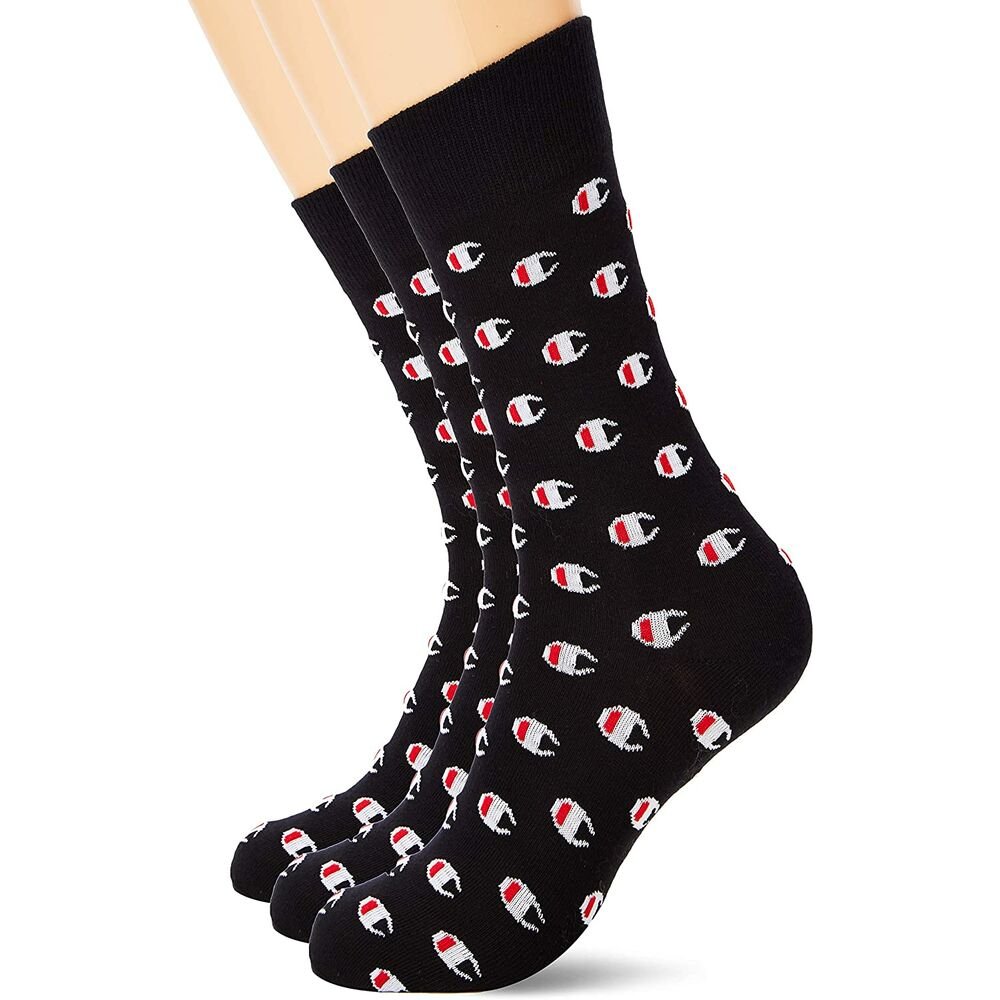 Champion Socks Crew All Over Schwarz - BYAG.SockenChampionBYAG.S6414802Champion Socks Crew All Over Schwarz – 43-4643-46