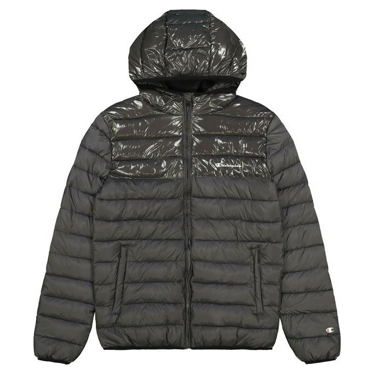 Champion Windbreaker Jacke Hooded Grau - BYAG.WindbreakerChampionBYAG.S6427999Champion Windbreaker Jacke Hooded Grau – MM