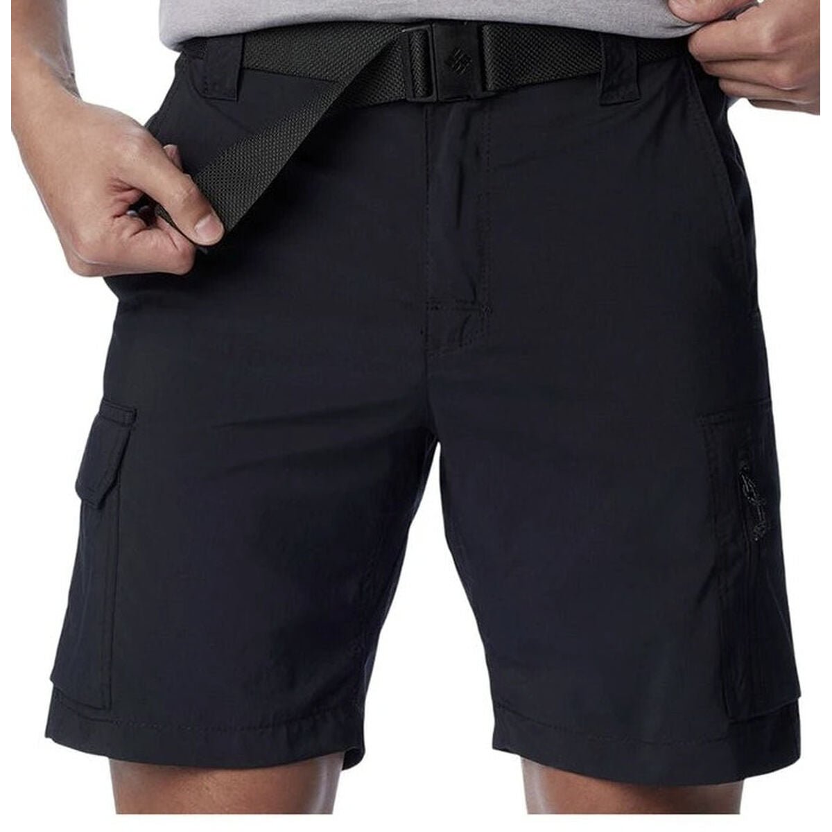 Columbia Herren-Sportshorts Silber Ridge Schwarz – Produktbild 1