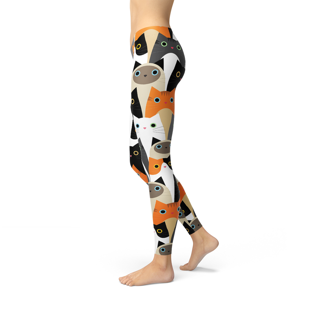 All Over Print Cats Women's Leggings - product image 5
