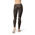 Striped Lines Women's Leggings - Brown - product image 3