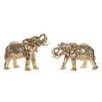 Decorative Figure DKD Home Decor Elephant Golden Resin Multicolour (45,5 x 20 x 35 cm) (2 Units) - BYAG.Home and cooking, Home décorDKD Home DecorBYAG.S30299078424001947058V10H728B45522822611D51E0AB205B0D6F1BR5401582P1