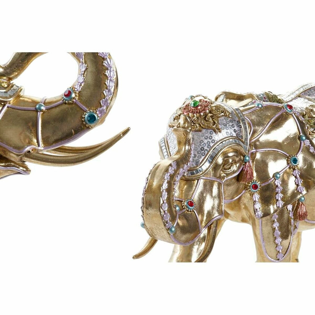 Decorative Figure DKD Home Decor Elephant Golden Resin Multicolour (45,5 x 20 x 35 cm) (2 Units) - BYAG.Home and cooking, Home décorDKD Home DecorBYAG.S30299078424001947058V10HA307668FBB74B3FE81950002F420D729R5401587P2