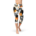 All Over Print Cats Women's Capri Leggings