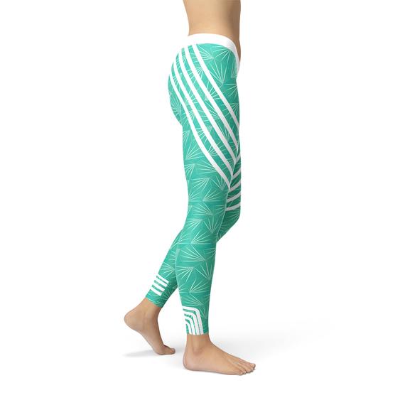 Women's Leggings - Turquoise - product image 2