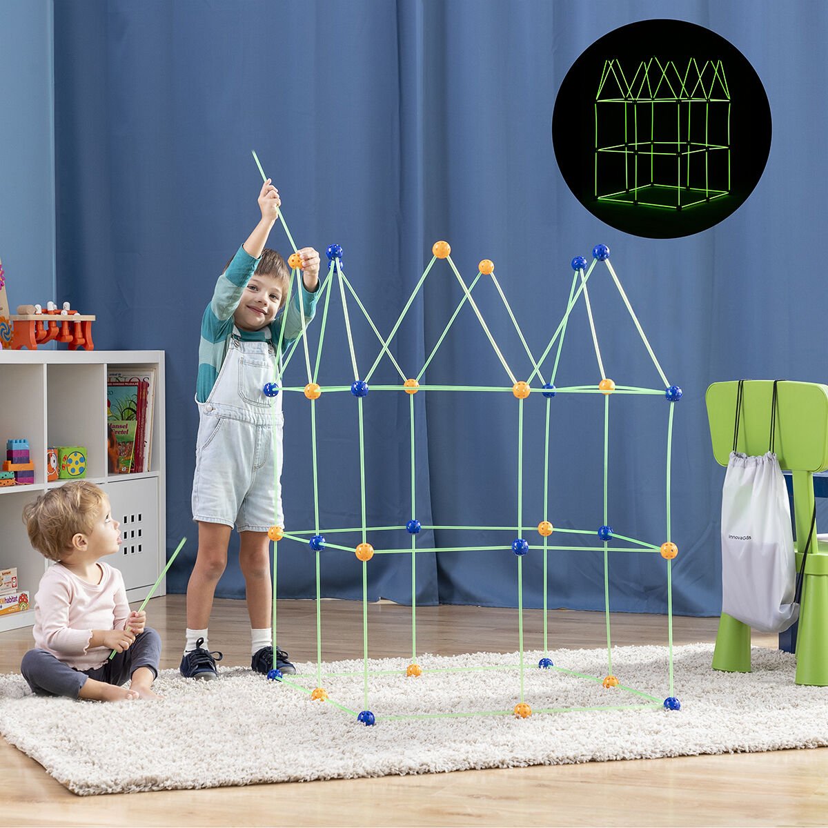InnovaGoods Kinder-Festungs-Bauset Archikitt – Produktbild 1