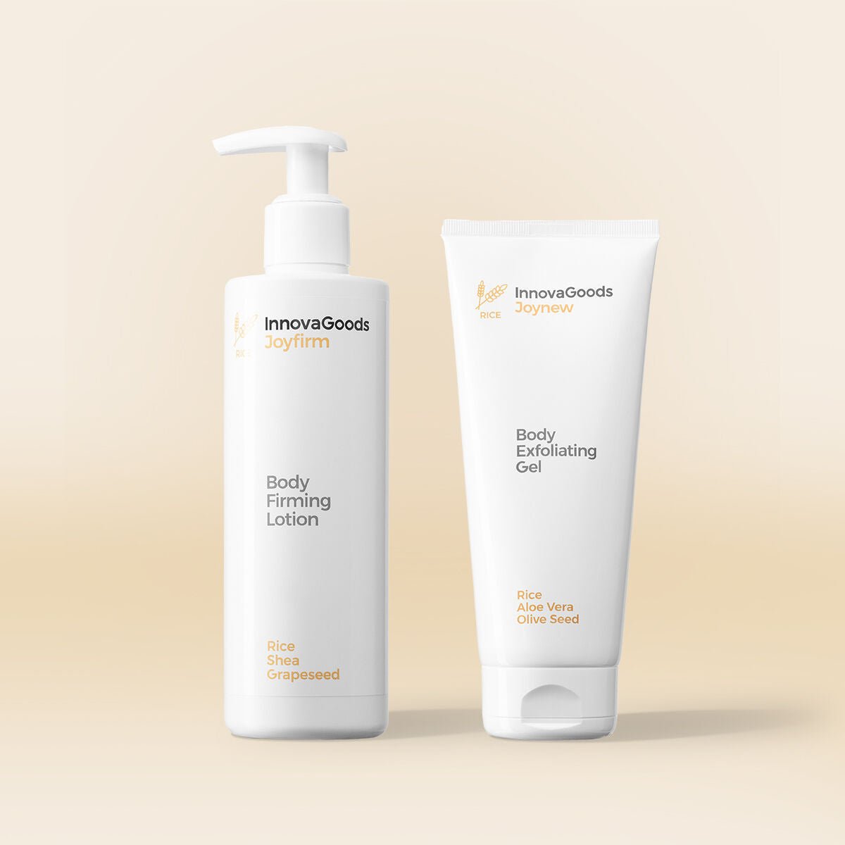 InnovaGoods Körperpflege-Duo Reis – Produktbild 1
