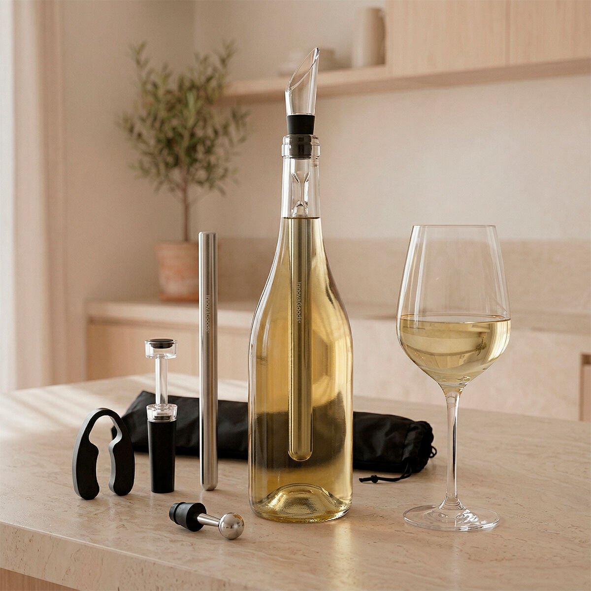 InnovaGoods Wein-Zubehör-Set Chillour - BYAG.Wohnen & Küche > KüchenhelferInnovaGoodsBYAG.V01040758435527828394InnovaGoods Wein-Zubehör-Set Chillour