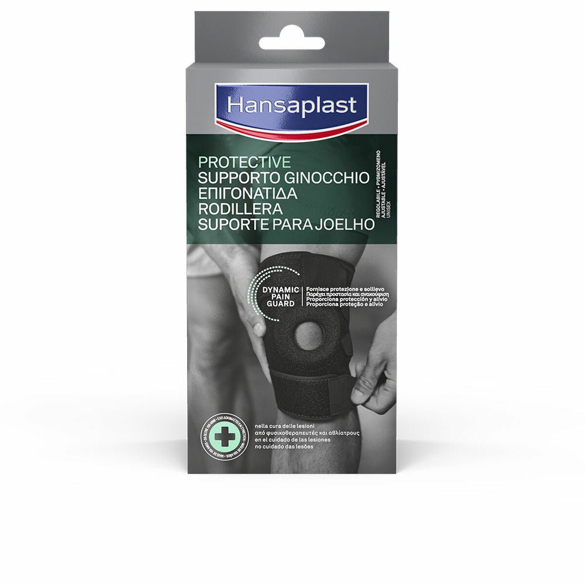 Hansaplast Knee Pad Dynamic Pain Guard Schwarz – Produktbild 1