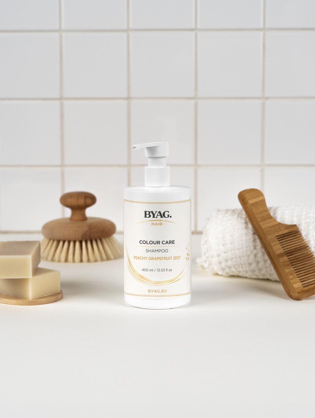BYAG. Farbschutz-Shampoo – Peachy Grapefruit Zest – Produktansicht 7