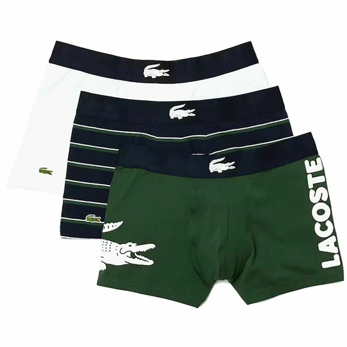 Lacoste Pack of UnderHose Stretch Grün - BYAG.UnterwäscheLacosteBYAG.S6463268Lacoste Pack of UnderHose Stretch Grün – XLXL