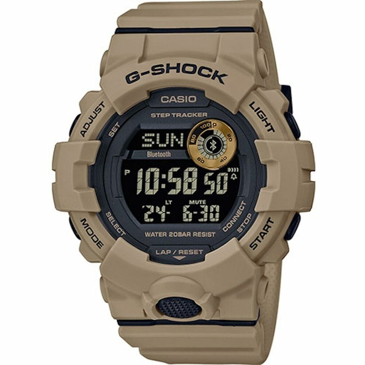 Casio Herrenuhr G-Shock G-SQUAD Schwarz (Ø 48 mm) (Ø 48,5 mm)