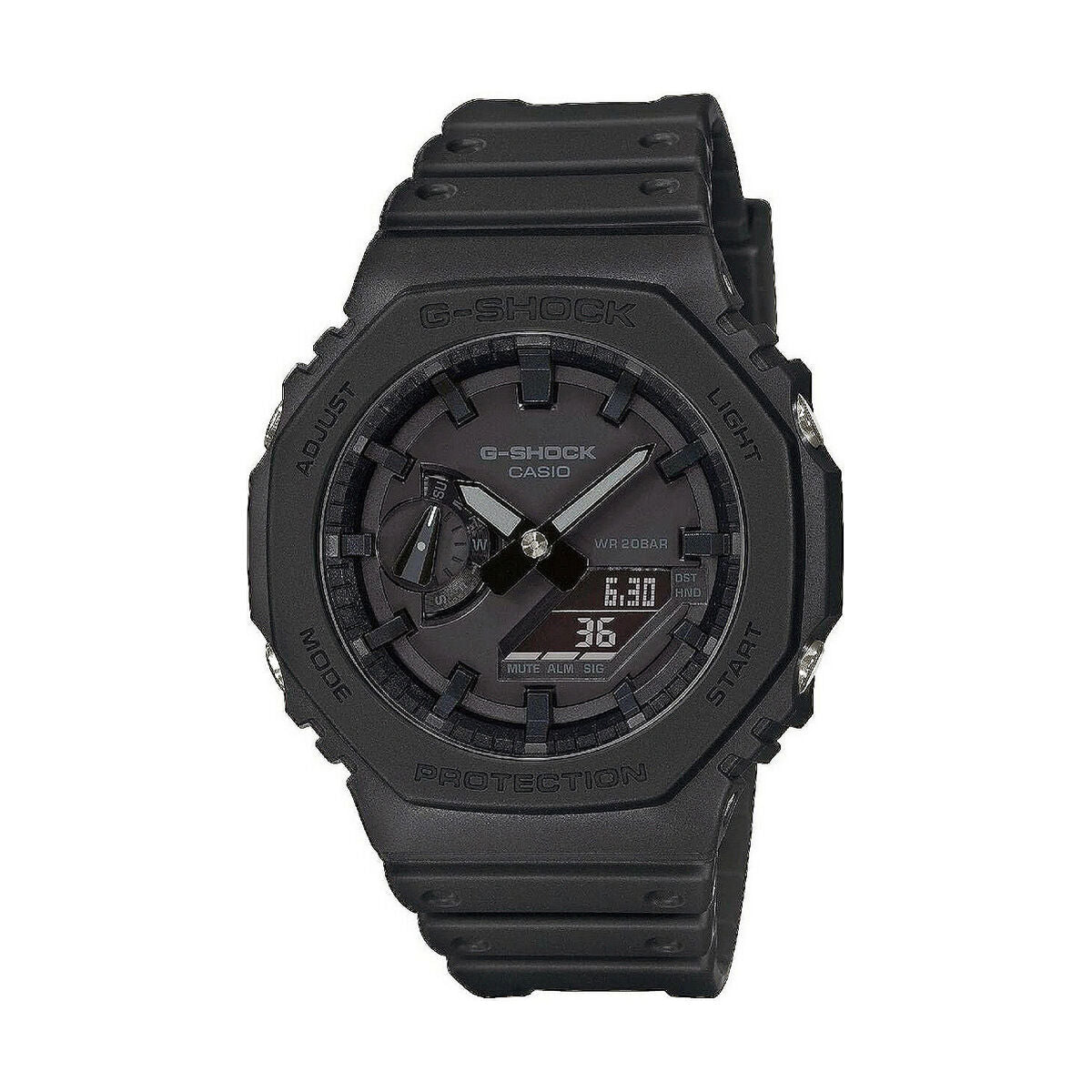 Casio Herrenuhr G-Shock OAK - ALL Schwarz Schwarz (Ø 45 mm)