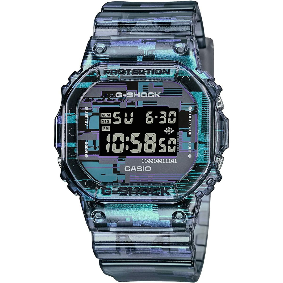 Casio Herrenuhr G-Shock THE ORIGIN - GLITCH Serie (Ø 43 mm)