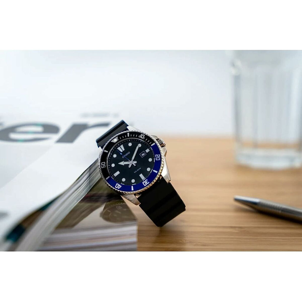 Men's Watch Casio MDV-107-1A2VEF Black - BYAG.WatchesBigbuyBYAG.S0443014Men's Watch Casio MDV-107-1A2VEF Black