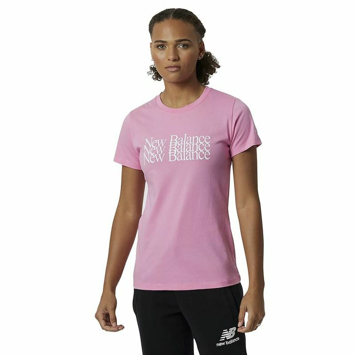 New Balance Damen Kurzarm T-Shirt Essentials Celebrate Rosa - BYAG.T-ShirtNew BalanceBYAG.S6441353New Balance Damen Kurzarm T-Shirt Essentials Celebrate Rosa – XSXS