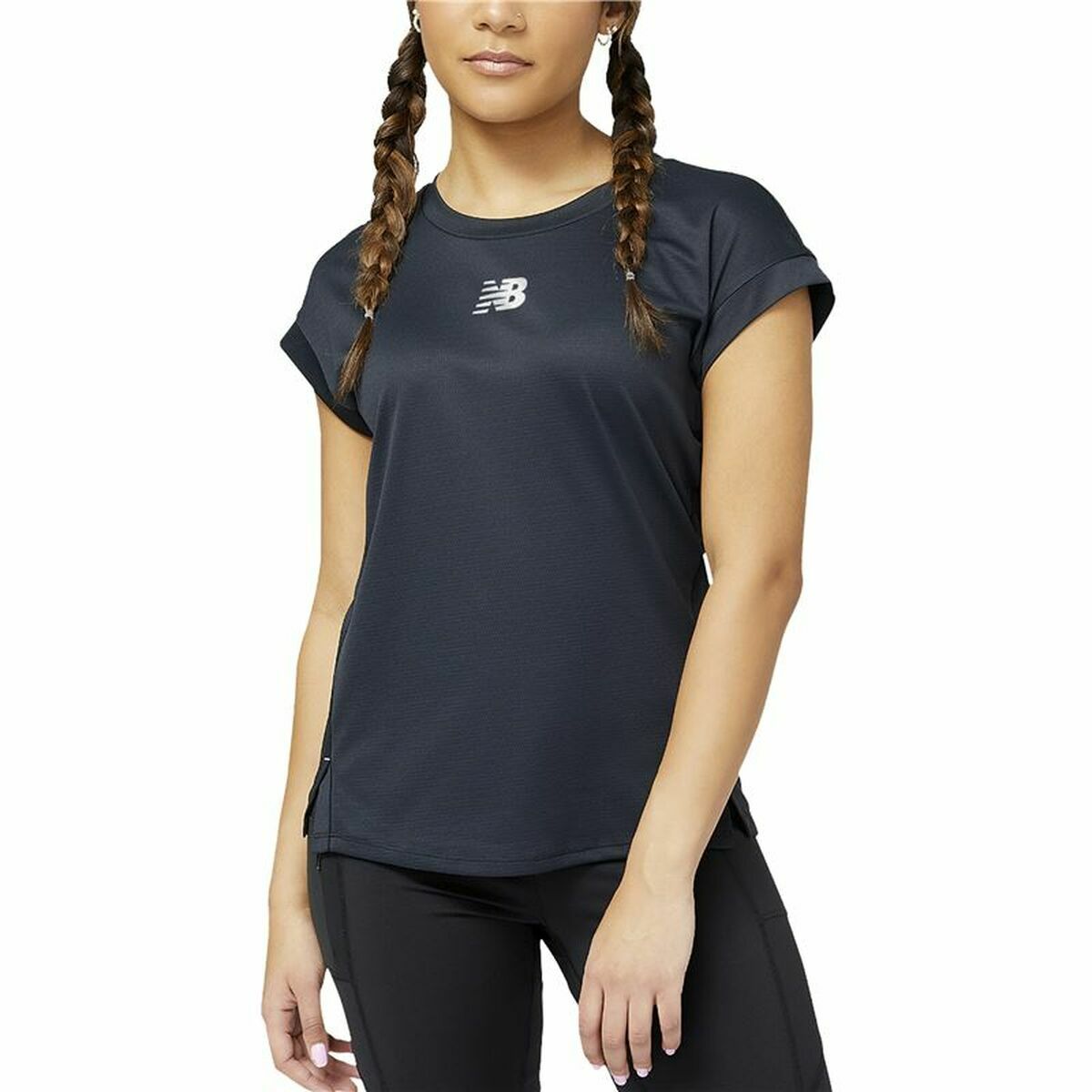 New Balance Damen Kurzarm T-Shirt Impact AT N-Vent Schwarz - BYAG.T-ShirtNew BalanceBYAG.S6461095New Balance Damen Kurzarm T-Shirt Impact AT N-Vent Schwarz – XSXS