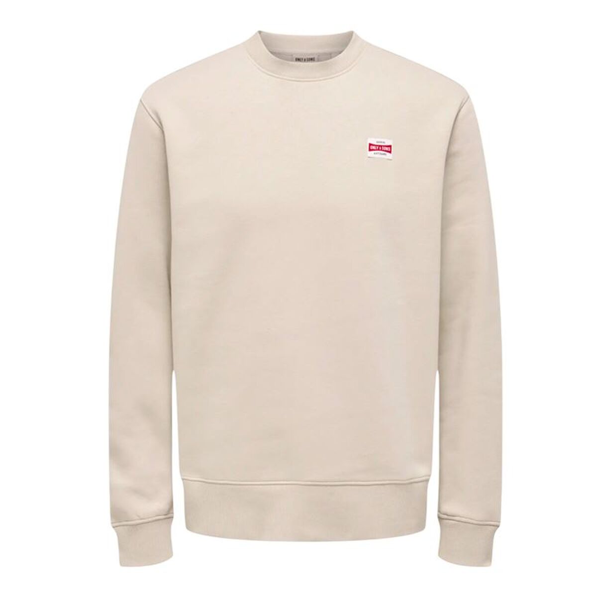 Only & Sons Herren-Sweatshirt without Hood Onsdawson Reg Crew Vd Weiß – Produktbild 1