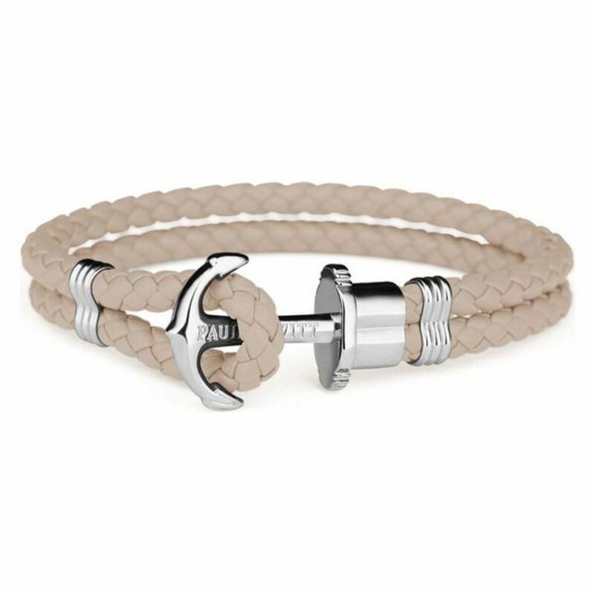 Paul Hewitt Armband PH-PH-L-S-H Beige - BYAG.ArmbandPaul HewittBYAG.S0349380Paul Hewitt Armband PH-PH-L-S-H Beige – 20,5 cm20,5 cm