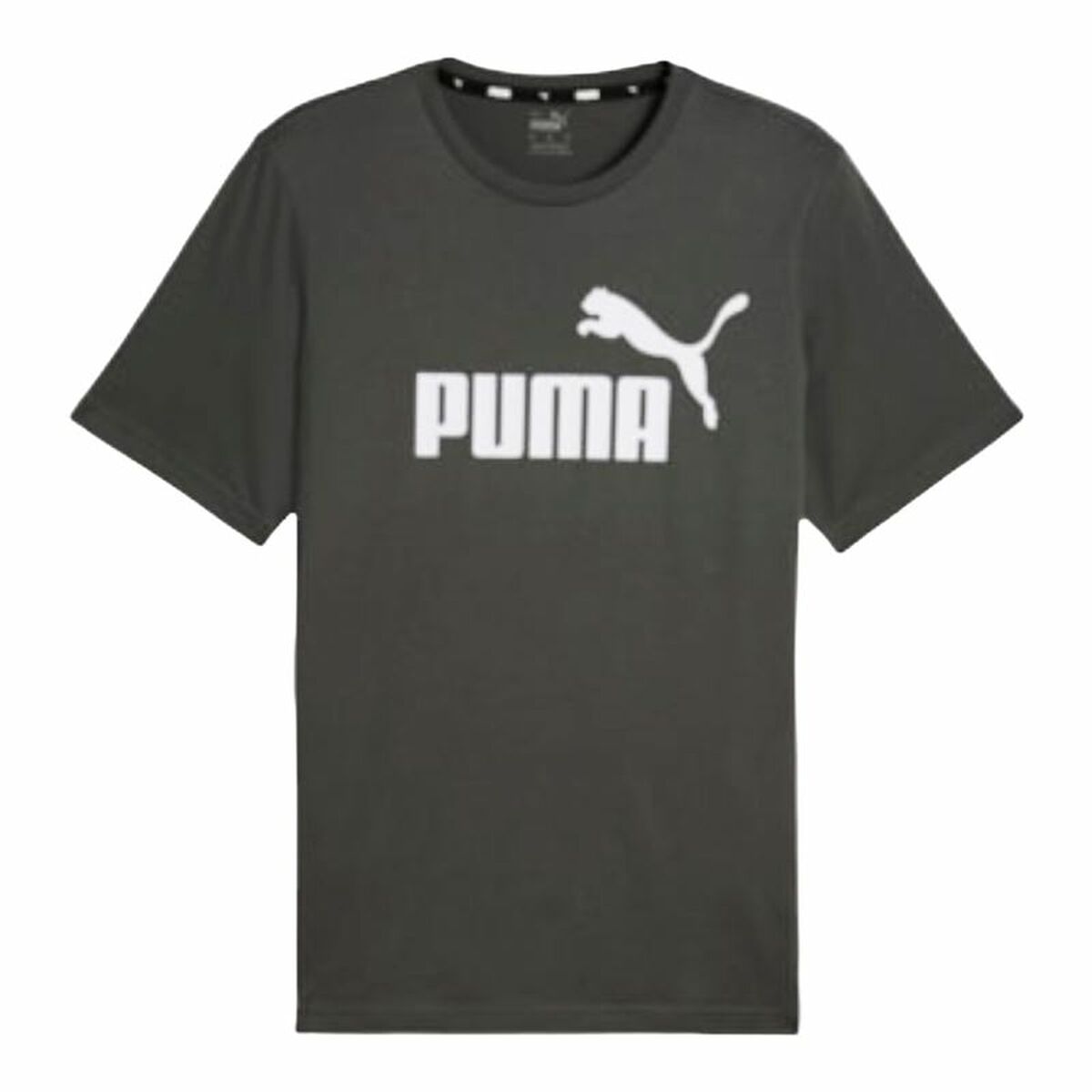 Puma Herren-Kurzarm-T-Shirt Essentials Grau – Produktbild 1