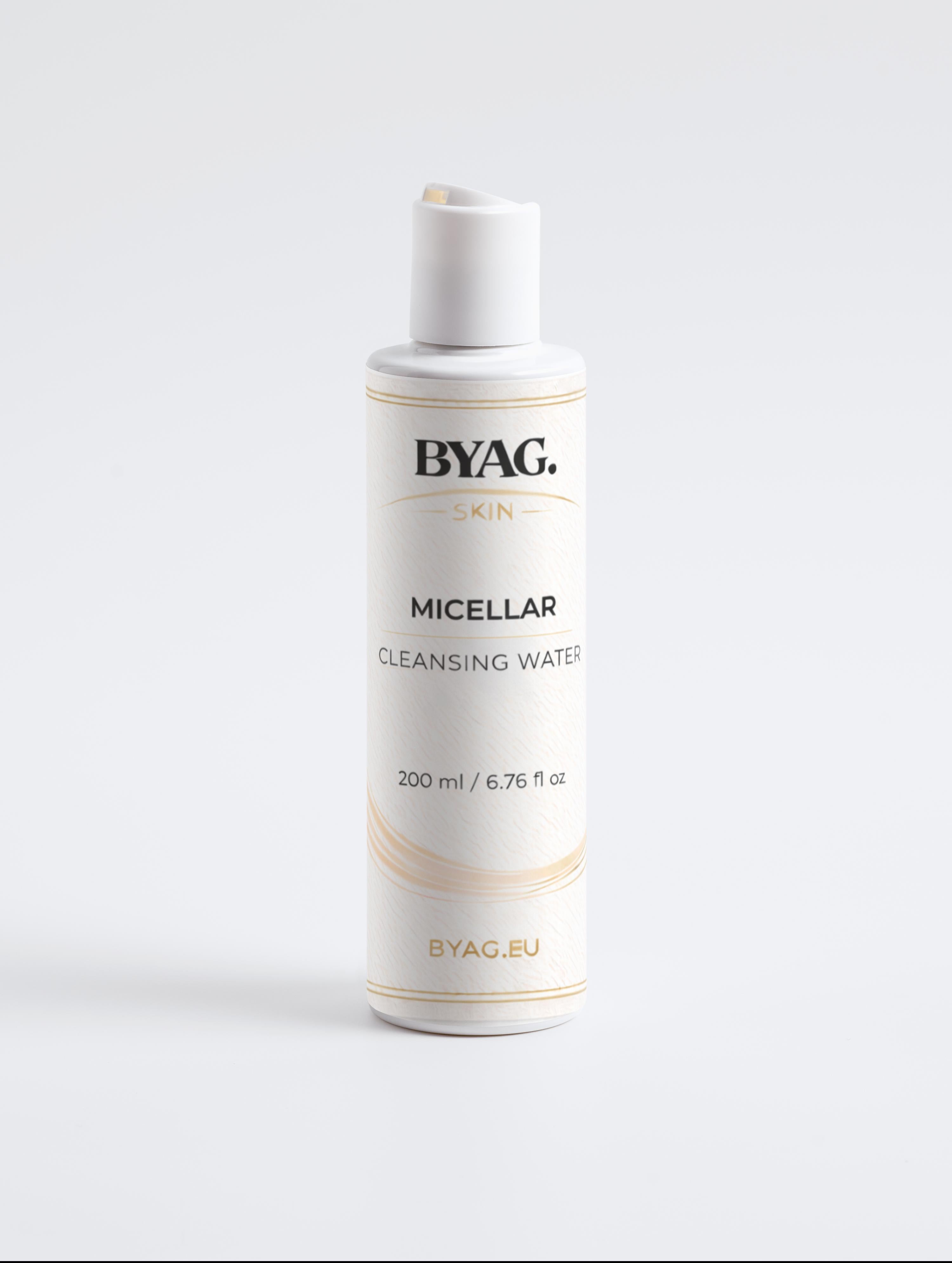 BYAG. Mizellen-Reinigungswasser – Produktansicht 1