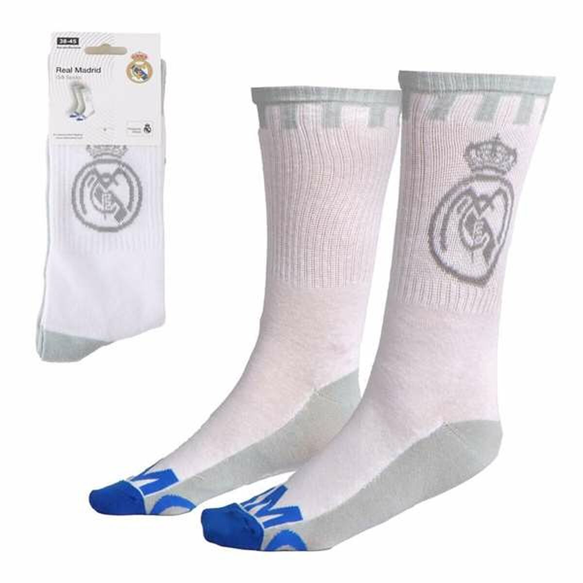 Real Madrid C.F. Socken Weiß – Produktbild 1