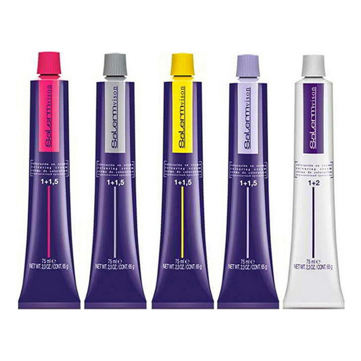 Salerm Permanente Haarfarbe vison Salerm Salermvison Fc9 (75 ml) – Produktbild 1