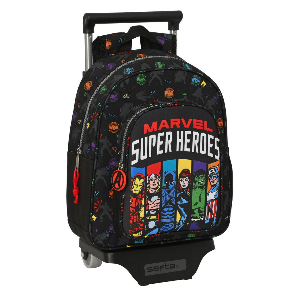 School Rucksack with Wheels The Avengers Super heroes Black (27 x 33 x 10 cm) - BYAG.Office and stationery, School and educational materialsThe AvengersBYAG.S43078328412688510566V9H638C9C1F1778537E782E49AE154812CBR3763894P1