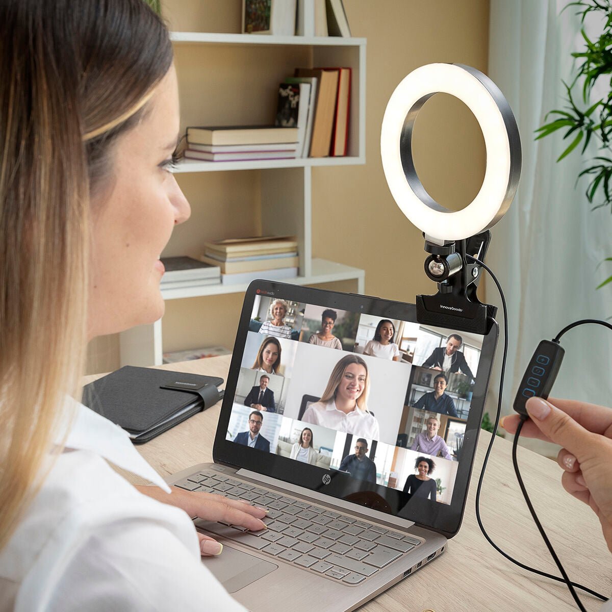 Selfie Ring Light with Clip Lumahoop InnovaGoods - BYAG.Electronics, Mobile communication and accessoriesInnovaGoodsBYAG.V01035668435527823528V13H7253D9EBDC88E27362F2AD7AB0C0B2DFR4149414P1
