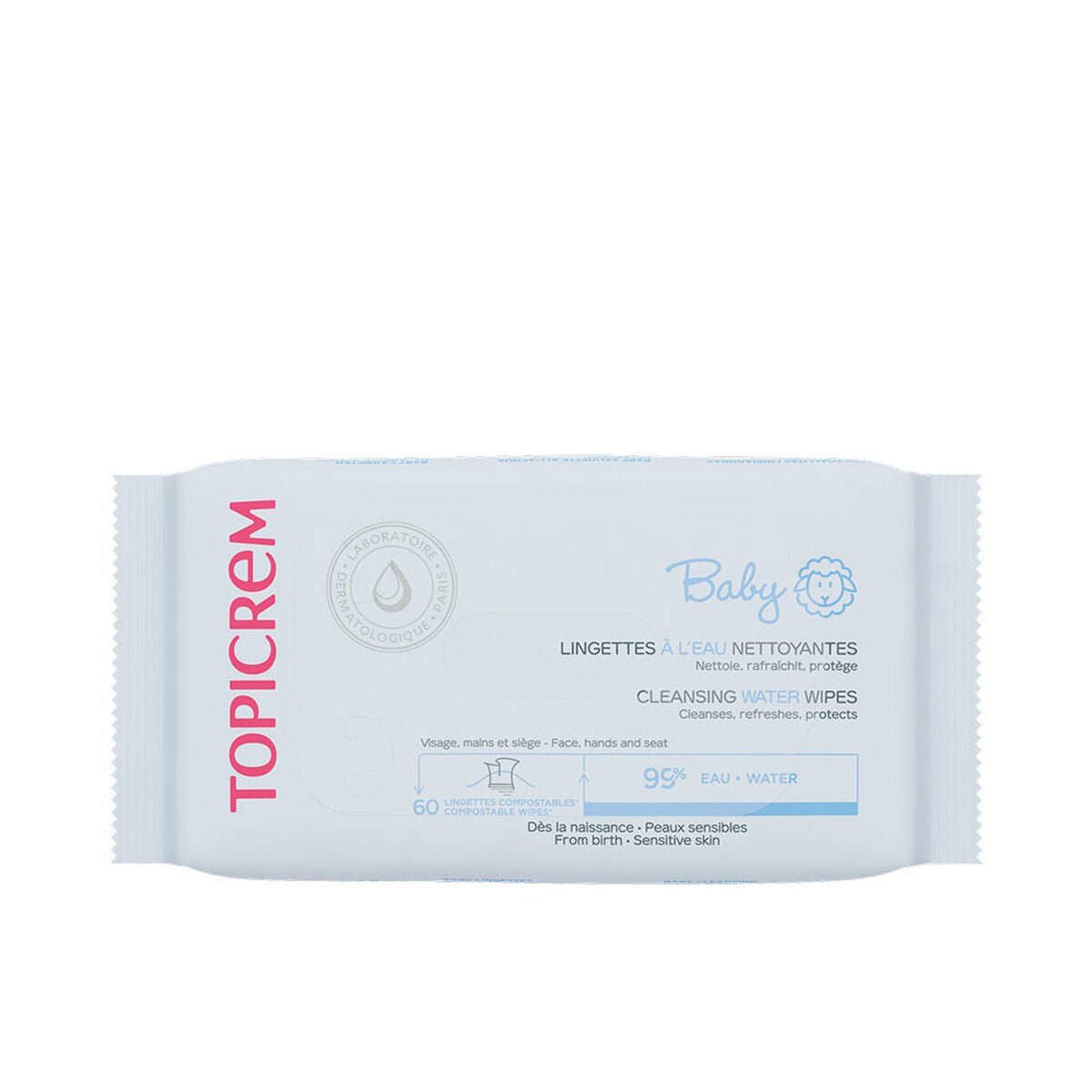 Topicrem Moist Wipes Baby – Produktbild 1