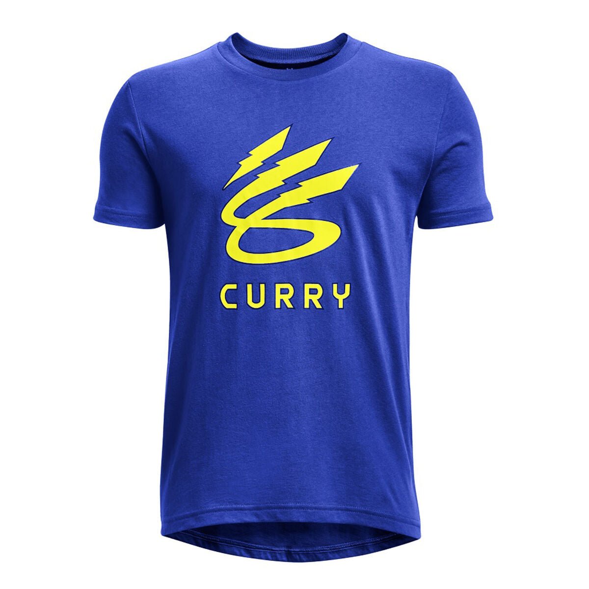 Under Armour Herren Kurzarm T-Shirt Curry Lightning Logo Blau - BYAG.T-ShirtUnder ArmourBYAG.S64099775Under Armour Herren Kurzarm T-Shirt Curry Lightning Logo Blau – 18-20 Years18-20 Years