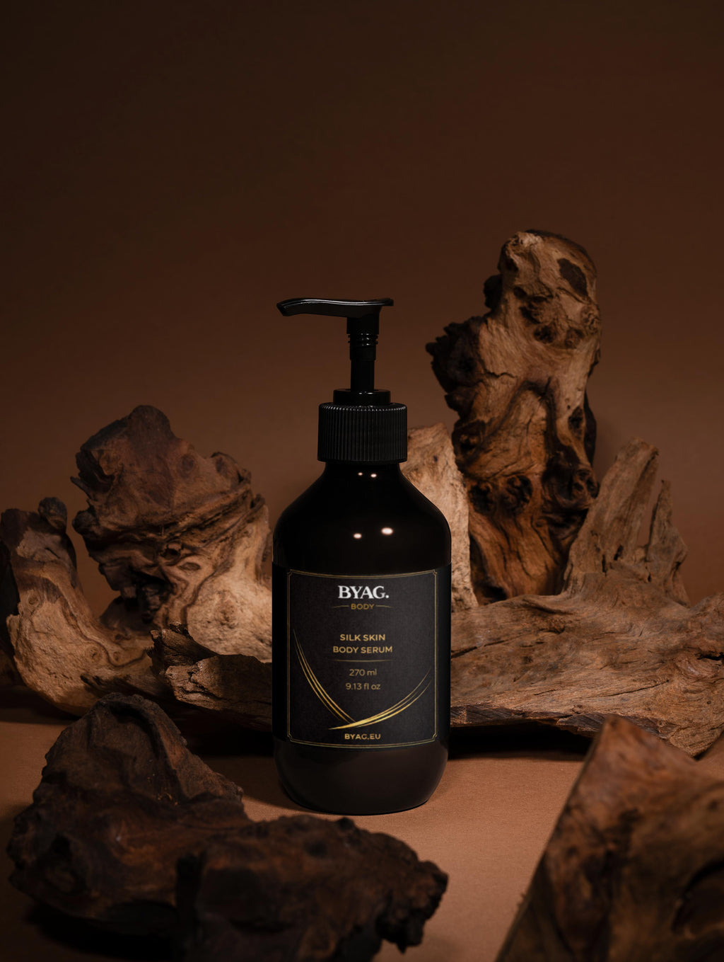 BYAG. Herren Seidiges Körperserum – Woody Bernstein & Leather – Produktansicht 3