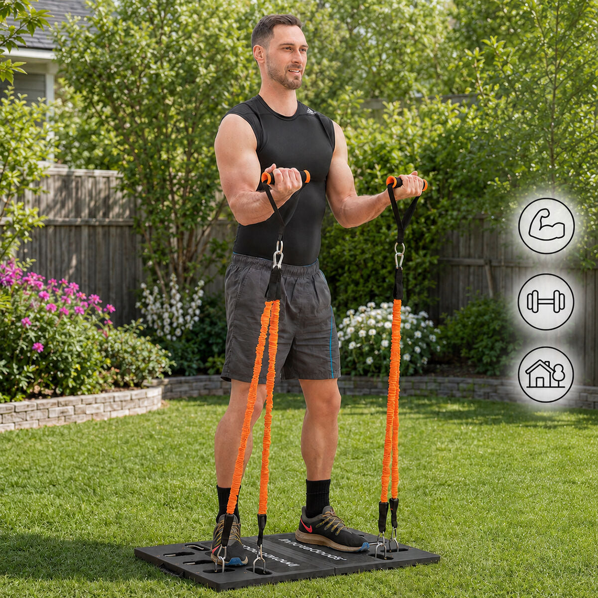Integrated Tragbar Training System mit Trainingsanleitung Gympak Max InnovaGoods – Produktansicht 5