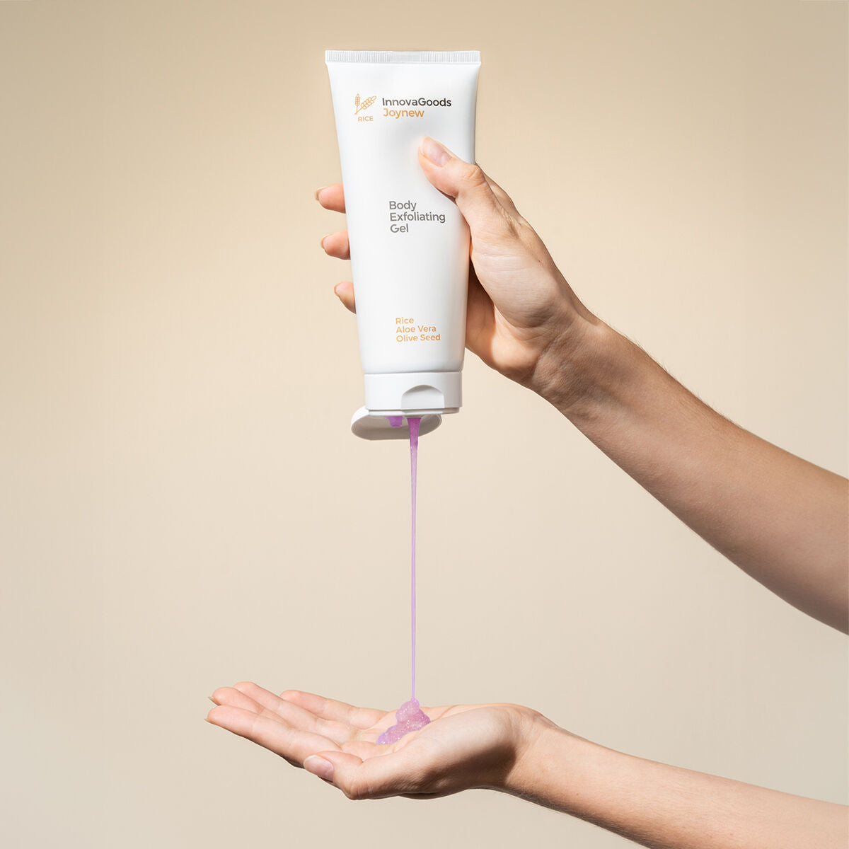 InnovaGoods Körperpeeling-Gel Reis Joynew 200 ml – Produktansicht 4