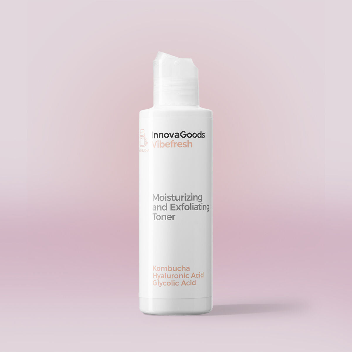 InnovaGoods Feuchtigkeitsspendender Peeling-Gesichtstoner Kombucha Vibefresh 150 ml – Produktansicht 1