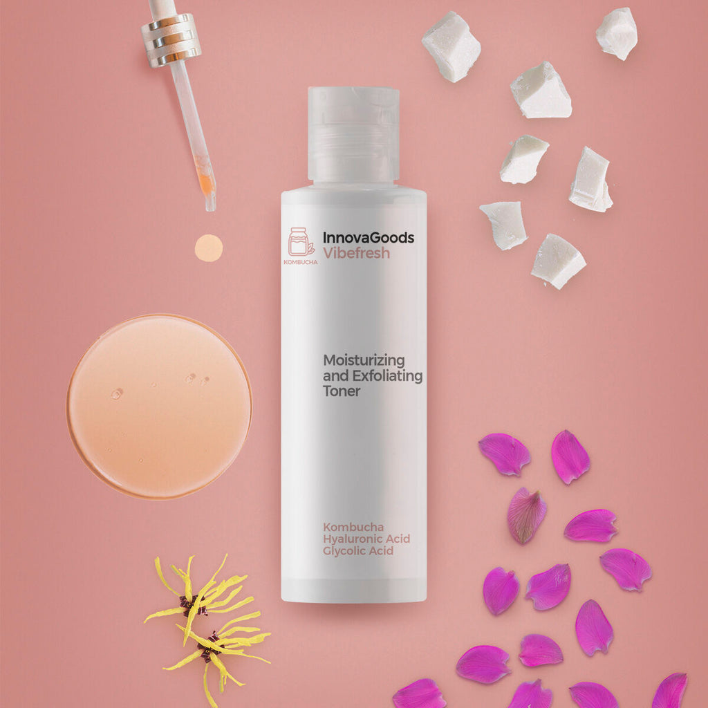 InnovaGoods Feuchtigkeitsspendender Peeling-Gesichtstoner Kombucha Vibefresh 150 ml – Produktansicht 5