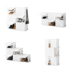 InnovaGoods Mobiler modularer Schuhschrank Weiß – Produktansicht 10