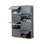 InnovaGoods Mobiler modularer Schuhschrank Grau – Produktansicht 9