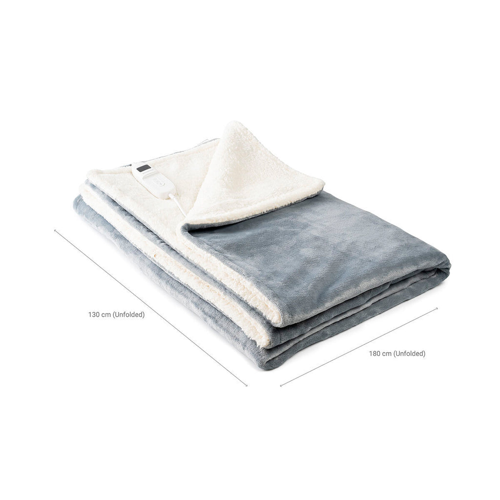 InnovaGoods Heizdecke Heklet Weiß Grau 160 W – Produktansicht 9