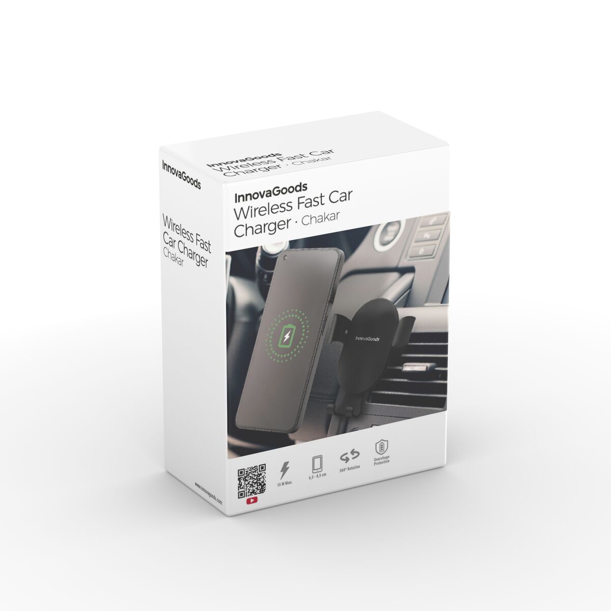 Kfz-Smartphonehalter mit Schnellladefunktion Chakar InnovaGoods – Produktansicht 8