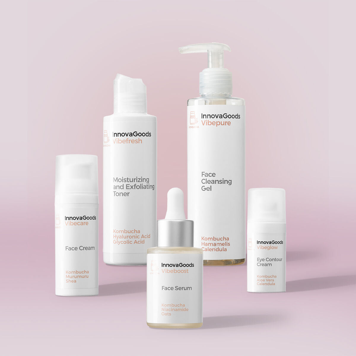 InnovaGoods Gesichtspflege-Set Kombucha – Produktansicht 1