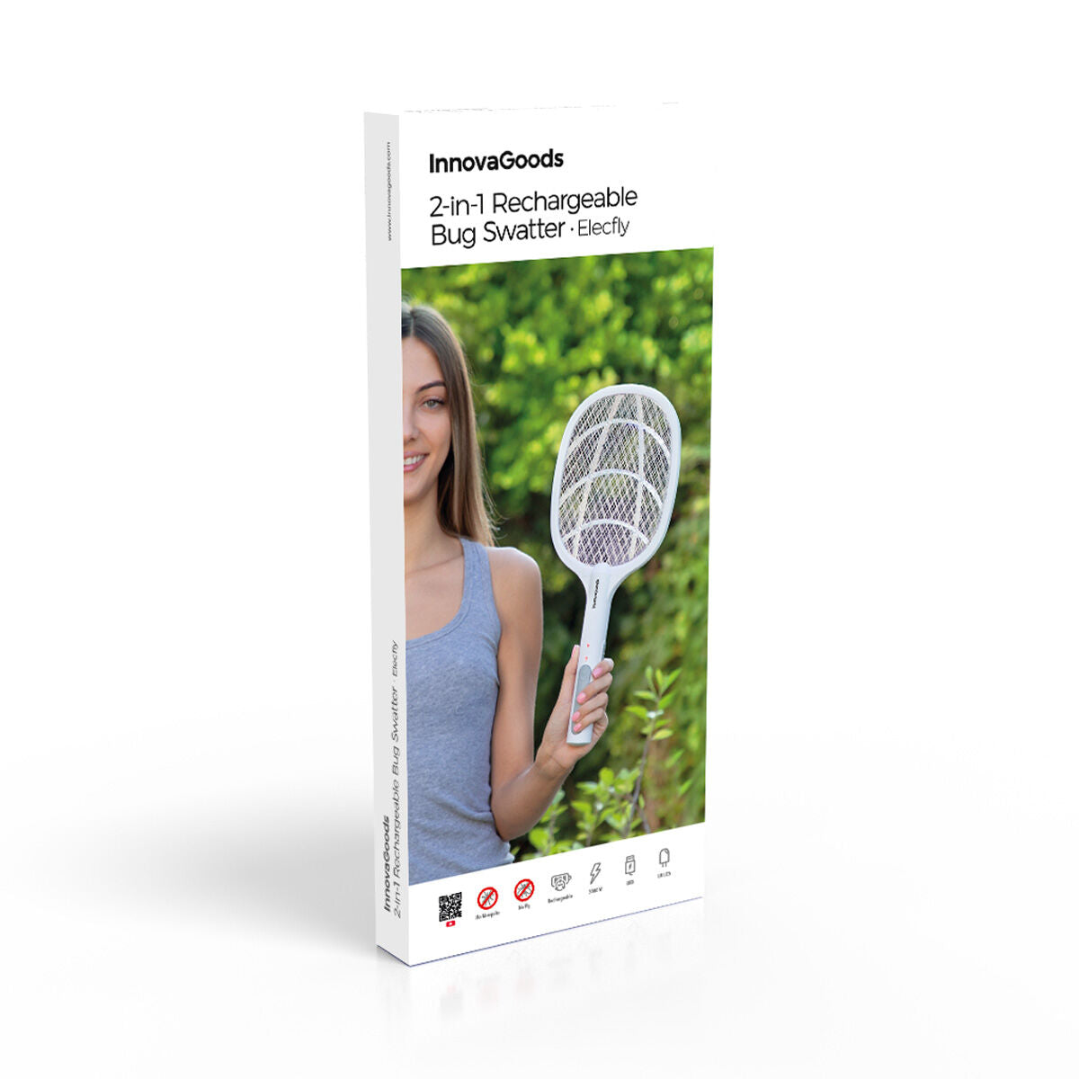InnovaGoods 2-in-1 Wiederaufladbar Insektenvernichter mit UV-Licht Elecfly – Produktansicht 9