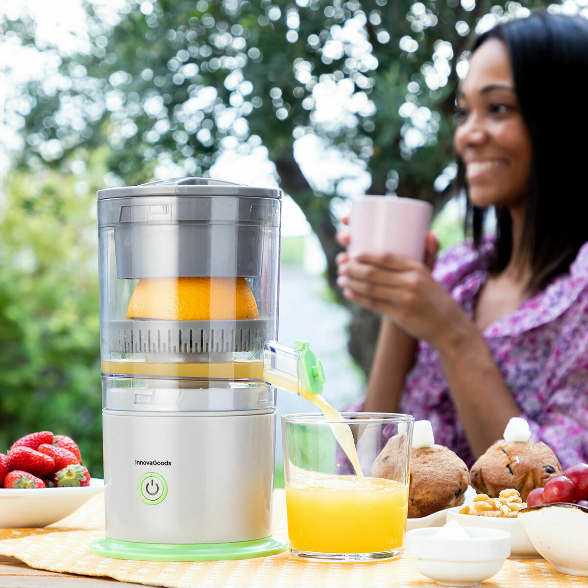 InnovaGoods Wiederaufladbar Automatischer Entsafter Juisso – Produktansicht 2