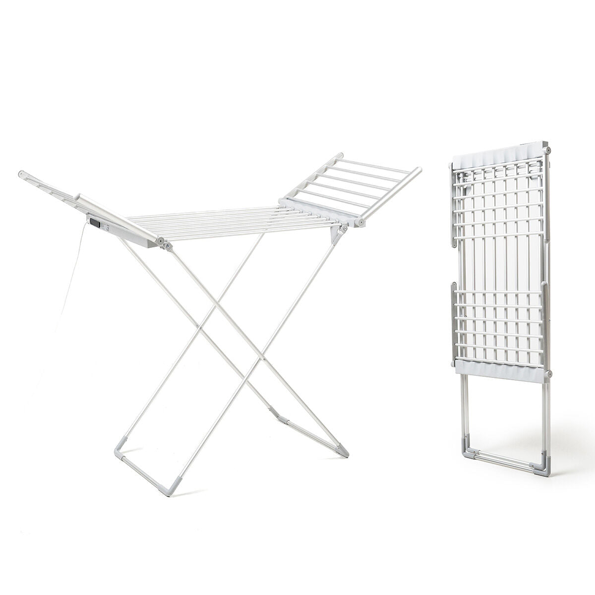 Foldable Electric Clothes Trockner mit Wings, Touch Screen, Timer, & Temperature Steuerung – Produktansicht 8