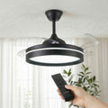 Deckenventilator mit LED-Licht, 4 Retractable Blades & Fern Steuerung InnovaGoods – Produktansicht 1