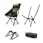 2-in-1 Klappbar Camping Rocking Stuhl mit Pocket, Kissen & Carry Tasche Trillow InnovaGoods – Produktansicht 7