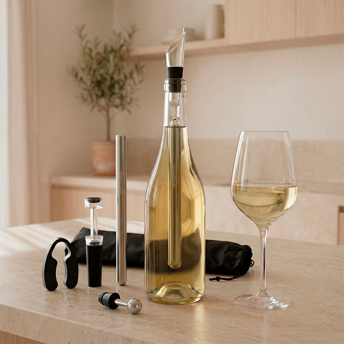 InnovaGoods Wein-Zubehör-Set Chillour – Produktansicht 1