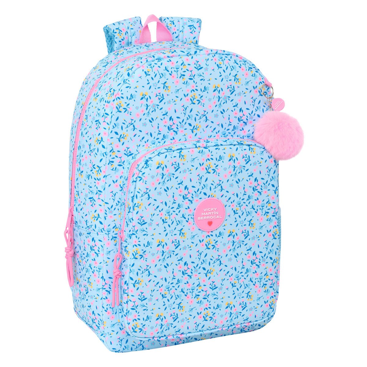 Vicky Martín Berrocal Schultasche Paraíso Blau Rosa – Produktbild 1