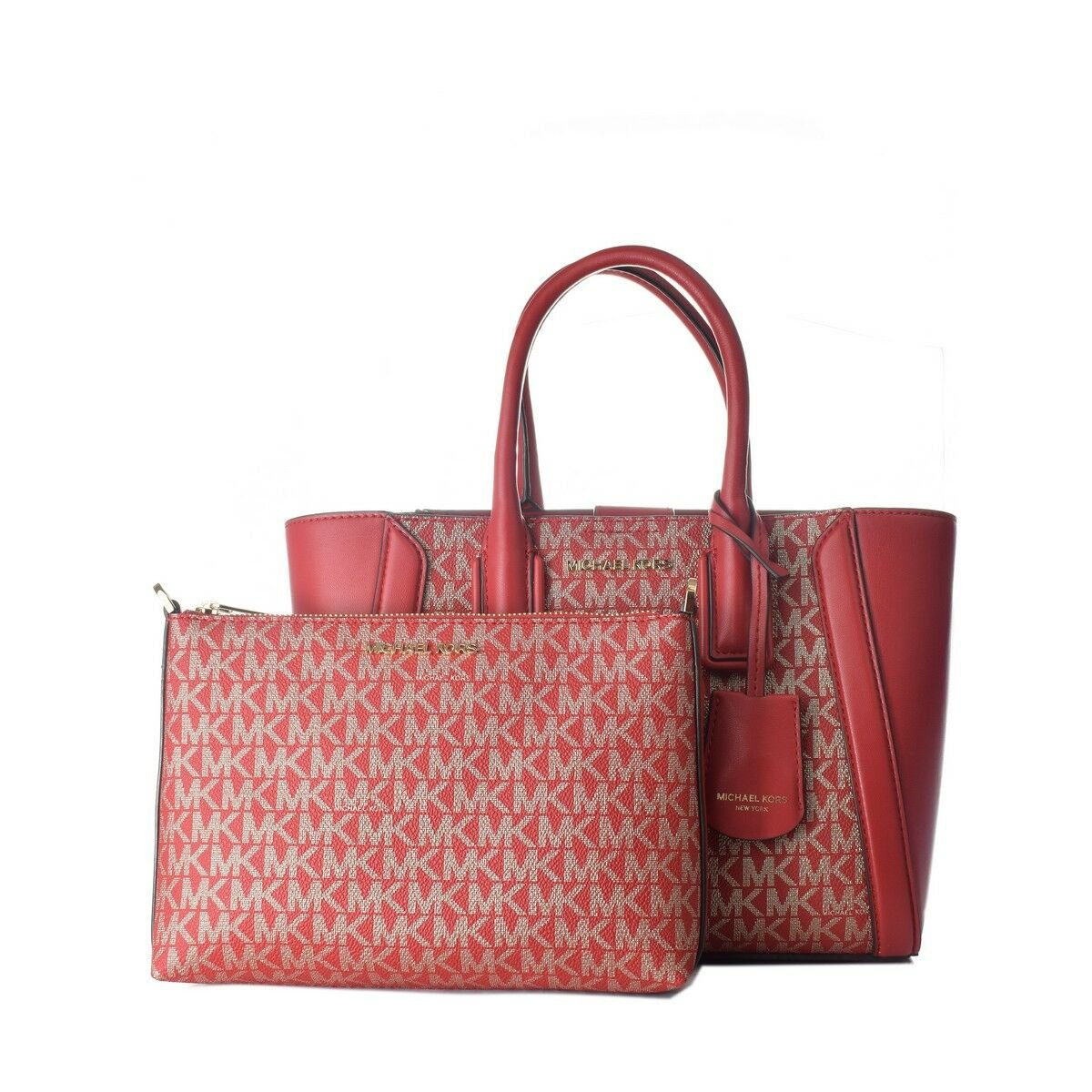 Michael Kors Damenhandtasche 35F2G6KC5V-CHILI-GLD Rot 24 x 18 x 8 cm